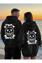 Dear Couple Combination Fake Printed Hooded Sweatshirt Set of 2 – Unisex Oversized Hoodie 3 Thread