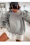 3 Yarn Combed Cotton Plus Size Unisex Sweatshirt