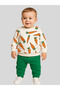 Baby Boys 2-Piece Romper Set Carrot Printed Cotton 🥕 🥕 🥕