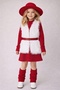 Girl's Dress, Fur Vest, Hat, Belt and Dust Coat
