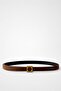 Minimal Vintage Buckle Suede Women's Belt - 2
