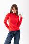 High Neck Slim Fit Bodysuit, Ribbed Knit Sweater, High Neck Slim Fit Sweater. - 7