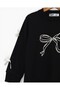 SLIM FIT! Girls' Bow Detail Wide-Leg 4-10 Years Transitional 2-Thread Sweatshirt Set, 2-Piece Set - 3