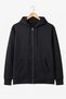 Oversize Fermuarlı Kapüşonlu Sweatshirt