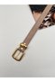 Suede/Gold Buckle Women's Belt Coat Belt Trouser Belt, Suede Belt. - 4