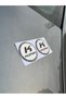 Hologram Kupon Gri̇ Damla Etiket 5X5 2Li Motor Aksesuarı Etiket Sticker Reflektör Uyumlu - 3