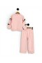 SLIM FIT! Girls' Bow Detail Wide-Leg 4-10 Years Transitional 2-Thread Sweatshirt Set, 2-Piece Set - 6