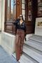 Women's Tan Premium Quality Leather Pants |   Office Kombin Mlb130 - 3