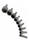 9 Piece Magnetic Nut Driver Bit Set - Magnetic Cr-V Steel Drill Bit Adapter 722636 - 4