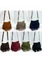 Genuine Suede Leather Tassel Women Shoulder Bag - 2