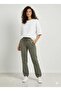 Women's Modal Fabric Sweatpants with Elastic Waist and Cuffs - 2