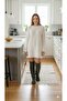 Wellsoft Plush Over-The-Knee Home Socks Long Socks Booties Winter Unisex Khaki - 3
