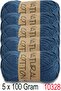 Diva Natural Cotton 10328 Petrol (Pack of 5)