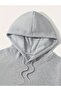 Romance Written Dove Pattern Print Hooded Sweatshirt - 3