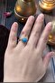 Turquoise Stone Ring Copper Pure Adjustable Gift Daily Special Occasions - 2