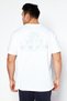 Men Sportswear Fit Short Sleeve Outdoor T-Shirt, White - 4