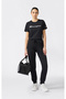 Short-Sleeve Tee Women's Black T-Shirt - 118428-Kk001 - 5