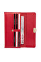 Red Genuine Leather Women's Wallet - S1Cb00005820-B68 - 3
