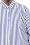 Fashion XL Plus Size Men's Satin Striped Shirt 20399 - 4