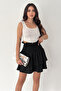 Women's Layered Smock Waist Mini Short Skirt – Summer Layers