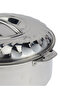 Insulated Stainless Steel Hotpot 5000ml - Double Wall Casserole for Serving in Silver,BB3805 - 3