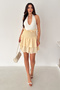 Women's Layered Smock Waist Mini Short Skirt – Summer Layers - 3