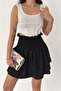 Women's Layered Smock Waist Mini Short Skirt – Summer Layers - 6