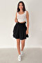 Women's Layered Smock Waist Mini Short Skirt – Summer Layers - 4