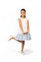 Girls' Linen Bolero Suspender Linen Dress, 6-7-8-9-10 Years Old Dress and Bolero 2-Piece Set - 7