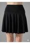 Black Women's High Waist Skirt with Shorts & Sports Skirt Stretchy Fabric - 3