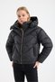 Women's Detachable Hooded Short Puffer Winter Coat Casual Suitable for Daily and Sports Use 8823