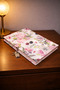 Pink Flowers Journal Locked Notebook Keepsake Memory Book Diary - 3
