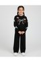 Girl's Wide-Legged Tracksuit with Bow Detail, Narrow Fit, Ages 4-10, Transitional 2-Piece Tracksuit Set, 2-Piece Set - 2