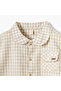 Checked Collared Shirt with Short Sleeves - 3