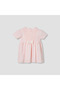 Smocked Detail A-line Dress with Bow