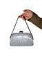 Garcia Silver Striped Women's Evening Dress Bag - 2