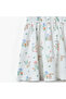 Bunny Print A-line Dress with Round Neck and Short Sleeves - 4