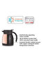 1000ml Stainless Steel Vacuum Flask - Insulated Coffee Carafe & Tea Thermal Pot - White BB2140 - 4