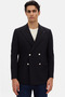 Slim Fit Lacivert Kumaş Ceket