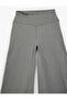 High Waist Comfortable Fit Sports Wide Leg Sweatpants - 5