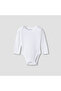 Round Neck Bodysuit with Snap Button Closure - Cotton - Long Sleeves - Set of 3 - 2