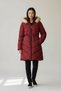 Women's Hooded Puffer Short Coat – Fur Detailed, Gathered Waist, Cold Proof Winter Coat - 2