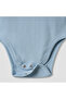 Round Neck Bodysuit with Snap Button Closure - Cotton - Long Sleeves - Set of 3 - 6
