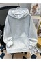 Hooded Kangaroo Pocket Sweatshirt - 6