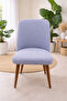 Oval Chair Cover Large Oval Kitchen Chair Cover Stretch Fabric Washable Stretch Elastic 1 Piece
