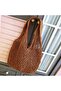 Paper Straw Hand-Weaving File Model Decorative Women's Shoulder Bag / Beach Bag