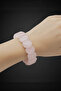 Large Stone Natural Pink Quartz Bracelet 341-2