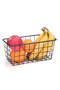 Square Stainless Steel Fruit Basket 35cm Modern Mesh Kitchen Countertop Organizer Silver,BB2680 - 3