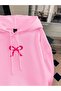 Kurdele Baskılı Kapüşonlu Sweatshirt - 4
