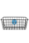 Square Stainless Steel Fruit Basket 35cm Modern Mesh Kitchen Countertop Organizer Silver,BB2680